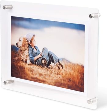Scribble Wall Mounted Clear Acrylic Photo/Certificate Frame for A3 prints 377x500x6mm