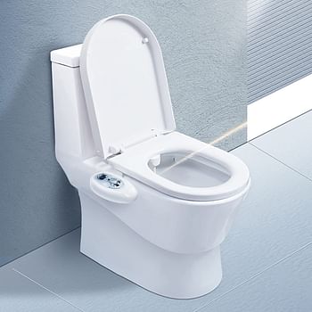 IBAMA Toilet Bidet Non-Electric Mechanical Cold Water Toilet Seat Accessory Dual Nozzle for Modes