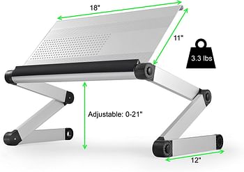 Adjustable Height and Angle Ergonomic Book Holder reading textbook stand for big heavy books studying in bed couch sitting standing at a desk tablet document laptop durable lightweight aluminum,Silver