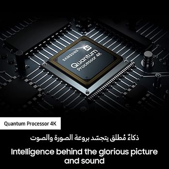 تلفزيون سامسونج ذكي، QLED 4K، Q70B، شاشة 55 انش، رمادي تيتان، 2022، كوانتم اتش دي ار، تتبع الأجسام الصوتية لايت، محور ذكي، مع 2 مكبر صوت، LED ثنائي، معايرة ذكية، QA55Q70BAUXZN