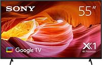 Sony BRAVIA 55 Inch TV 4K UHD High Dynamic Range Smart Google TV - KD-55X75K (2022 Model) 55 inches/TV Only X75K Series