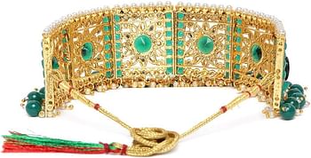 Zaveri Pearls Jewellery Set For Women (ZPFK9919) Green
