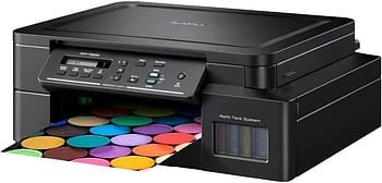 Brother Wireless All In One Ink Tank Printer, DCP-T520W, Mobile & Cloud Print And Scan, High Yield Ink Bottles