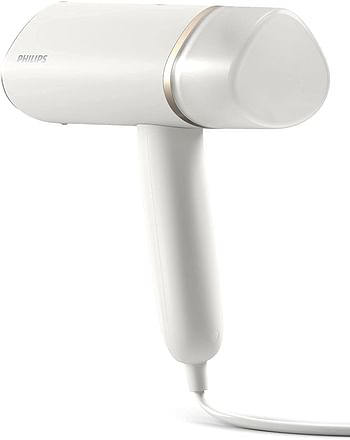 Philips Handheld Garment Steamer -Ideal for Travelling - Steam Flow of 20 Grams per minute - 1000W - 120ml - 50/60Hz - 3000 Series STH3020/16