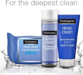 Neutrogena Makeup Remover, Face Wipes, Deep Clean, Pack of 25 wipes