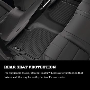 Husky Liners Weatherbeater Series | Front & 2nd Seat Floor Liners - Black | 99891 | Fits 2019-2021 Hyundai Tucson, 2017-2021 Kia Sportage 3 Pcs