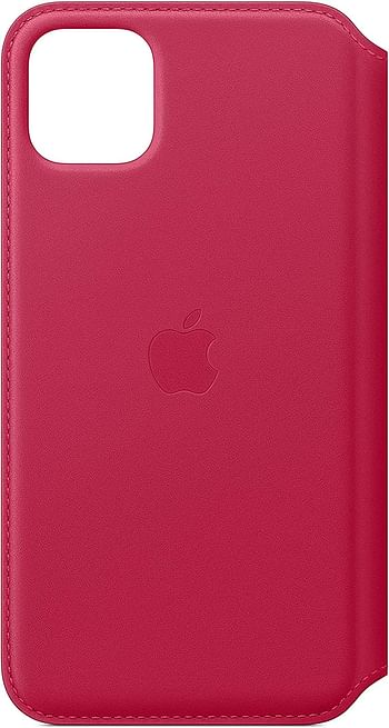 Apple Leather Folio (for iPhone 11 Pro Max) - Raspberry