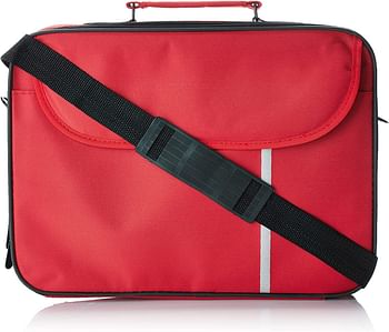 Laptop Bag, Datazone Shoulder Bag 15.6 Inch Red With Kaspersky Internet Security 2 Devices With 1 Year License 2021 With English And Arabic  .