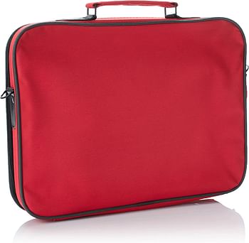 Laptop Bag, Datazone Shoulder Bag 15.6 Inch Red With Kaspersky Internet Security 2 Devices With 1 Year License 2021 With English And Arabic  .