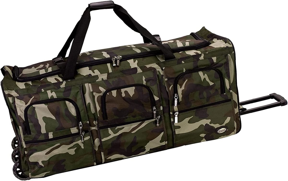 Rockland Rolling Duffel Bag, OneSize