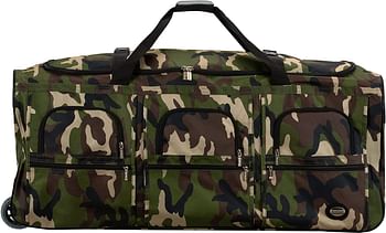 Rockland Rolling Duffel Bag, OneSize