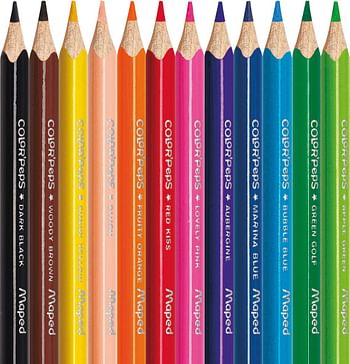 Maped Twelve Mini Colouring Pencils (Single pack) 832500