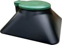 Doggie Dooley"The Original In-Ground Dog Waste Disposal System, Black With Green Lid (3800X), 1 Count (Pack Of 1)