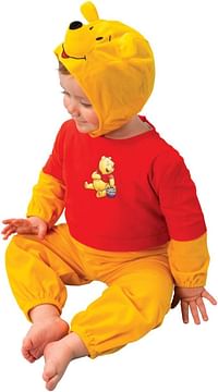 Rubie's Disney Winnie The Pooh Classic Jumpsuit Costume, Toddler/Yellow\Red/Toddler