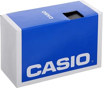 casio analog watch ten year battery life for boys/Black\Navy/Analog