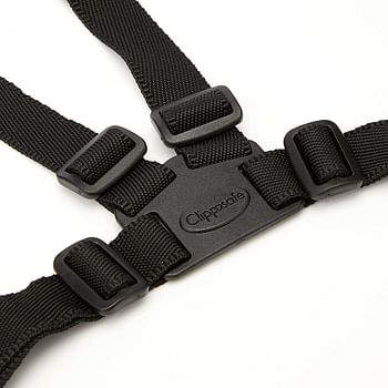 Clippasafe Walking Harness And Reins (Black)/Black/1 Count (Pack of 1)