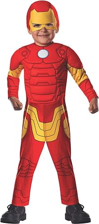 Rubie's Marvel Super Hero Adventures Toddler Muscle Chest Costume, Multi-colored, One Size/Iron Man
