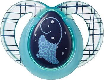 Tommee Tippee Closer To Nature Night Time Soother Glow In The Dark, 6-18 Months, Assortment/Multicolor