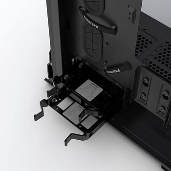 Phanteks PH-ES314ETG_BK EVOLV mATX Tempered Glass Edition Aluminum Exterior RGB LED Illumination Micro Tower Case Satin Black PH-ES314ETG_BK