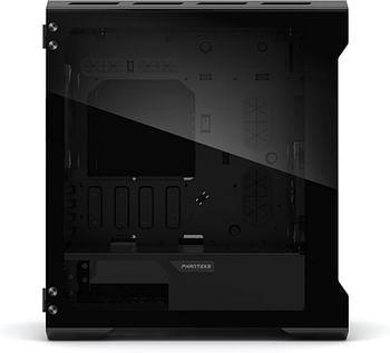 Phanteks PH-ES314ETG_BK EVOLV mATX Tempered Glass Edition Aluminum Exterior RGB LED Illumination Micro Tower Case Satin Black PH-ES314ETG_BK