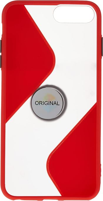Apple iPhone 7 Plus / 8 Plus Xundd Magic Beatle Ring Series Case Cover - Red