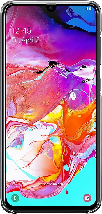 Samsung A70 Hard Protective Gradation Smartphone Cover Case Durable And Lightweight Stylish Design – Black
