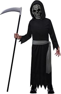 amscan Suit Yourself Death Reaper Halloween Costume for Boys, Small, with Accessories, Multicolor, 8402001