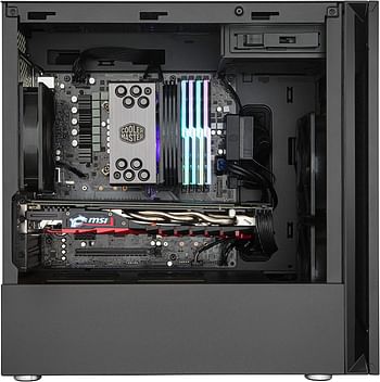 Cooler Master Silencio S400 Midi-Tower Pc-GehaEUse Schwarz 2 Vorinstallierte Luefter, Staubfilter, Mcs-S400-Kn5N-S00 Micro-Atx Tower Micro ATX Tower/Silencio S400