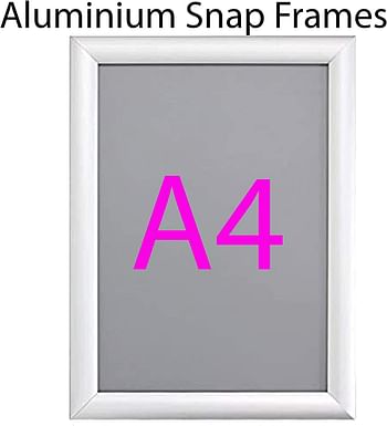 A5 A4 A3 A2 A1 A0 Aluminum Snap Frames CLICK SIGN OR POSTER HOLDER IDEAL AS MENUS & CERTIFICATES DISPLAY IN 6 SIZES (A4 (1 Pcs Only))