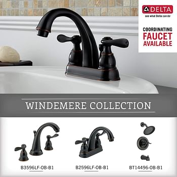 Delta Faucet Windemere Toilet Paper Holder, Oil Rubbed Bronze, Bathroom Accessories, 79650-Orb