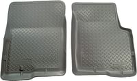 Husky Liners - 33002 Fits 1980-96 Ford Bronco, 1980-96 Ford F-150, 1980-97 Ford F-250/F-350 Classic Style Front Floor Mats Grey