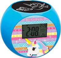 Lexibook Unicorn Radio Projector Clock, Sound Effects, Battery-Powered, Pink, Rl975Uni