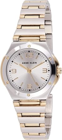 Anne Klein Women Two-Tone Bracelet Watch 10/8655Svtt Silver Size 28 Quartz Movement