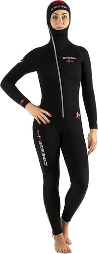 Cressi Diver Lady, Scuba Diving 7mm Premium Neoprene Wetsuit Womens