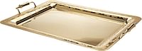Hamtc 18, 10 Stainless Steel Rectangle Serving Tray Gold El1400, 5 F G Alena Sts2051055,Gold