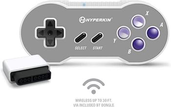 Hyperkin "Scout" Premium BT Controller for Super NES/ PC/ Mac/ Android (Includes Wireless Adapter)