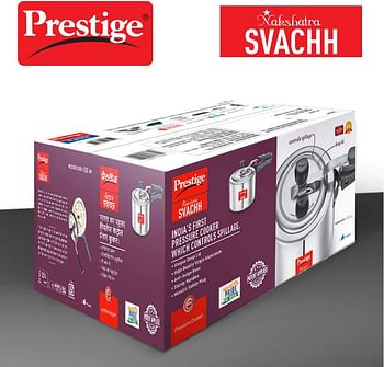 Prestige Nakshatra Svachh Pressure Cooker, 1.5 Ltr