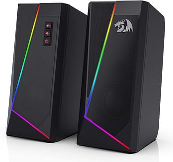 Redragon Gs520 Anvil Rgb Desktop Speakers, 2.0