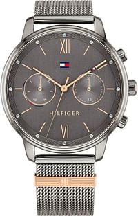 Tommy Hilfiger 1782304 Women's Multi Dial Quartz Watch Blake with Stainless Steel Mesh Band 38 millimeters