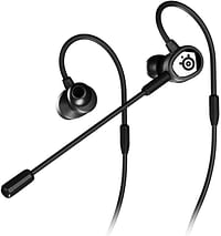 Steelseries Tusq - In-Ear Mobile Gaming Headset – Dual Microphone With Detachable Boom Mic – Ergonomic Suspension Design Earphones – For Mobile