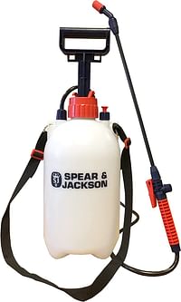 SPEAR & JACKSON 5LPAPS Pump Action Pressure Sprayer, 5 L, Blue, 5 Litre