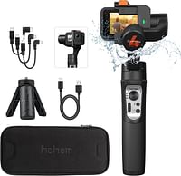 Hohem IPX4 Splash-Proof 3-Axis Handheld Gimbal i-Steady Pro 4 for GoPro 10 9 8 7 6 5 4 Action Cameras and Other Action Cameras with Control Cable