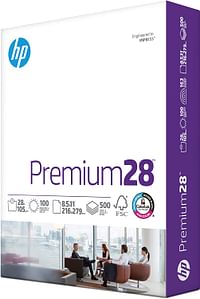 HP Printer Paper | 8.5 x 11 Paper | Premium 28 lb | 1 Ream - 500 Sheets | 100 Bright | Made in USA - FSC Certified | 205200R