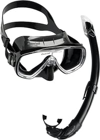 Cressi Adult Wide View Comfortable Snorkeling Mask & Snorkel - Onda & Mexico: made in Italy
