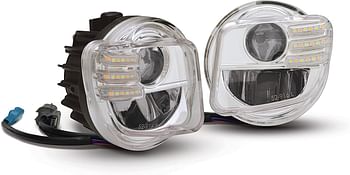 Show Chrome Accessories 52-916A Tridium LED Fog Light Kit for Honda GL1800 Goldwing 2012-2017