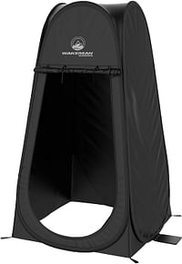 Portable Pop Up Pod- Instant Privacy, Shower & Changing Tent- Collapsible Outdoor Shelter for Camping, Beach & Rain with Carry Bag by Wakeman Outdoors