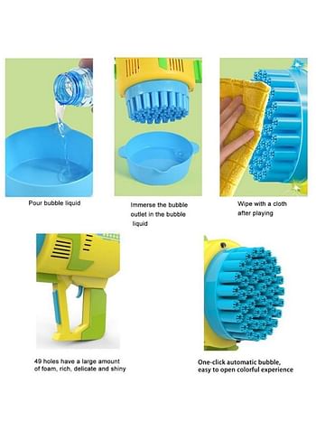 Rocket Electric Soap Bubble Blowing Machine