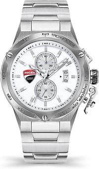 Ducati Analog White Dial Men's Watch-DTWGI2019106