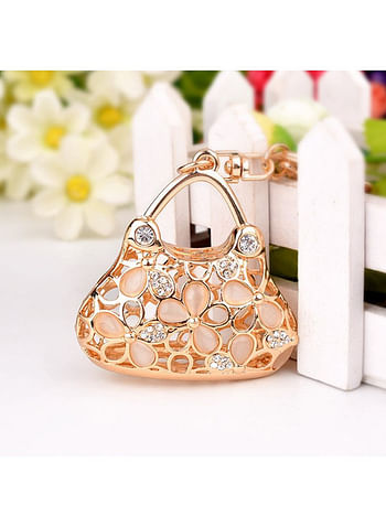 Pack of 2 Hand Bag Shape Key Ring Cute Women Fashion Bag Car Pendant Key chain Combo