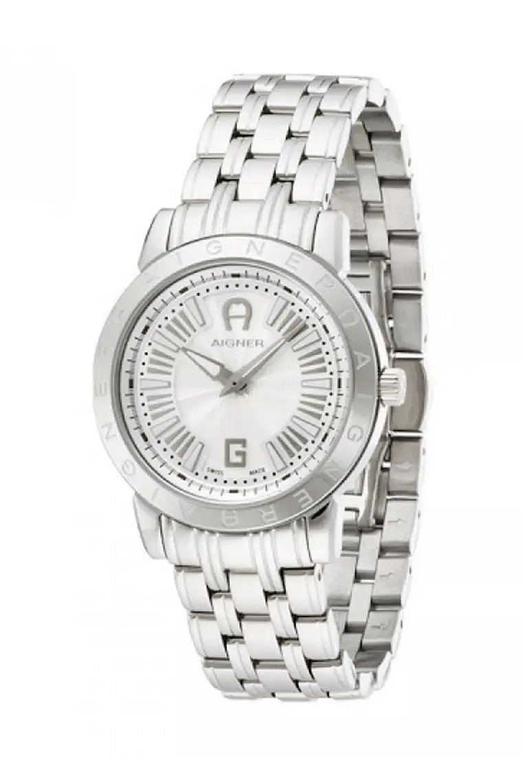 Aigner Cortina Men's White Dial Stainless Steel Watch A26053